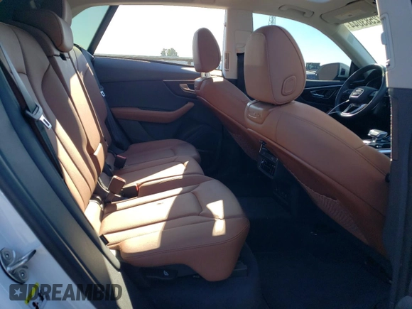2023 Audi Q8 Premium Plus with VIN WA1EVBF13PD016600, listed as a Copart auction lot 72583044 with 31,983 mi miles and Salvage title. Bid and sale history available at DreamBid. Image 10.