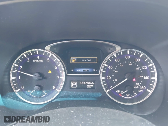 2014 Infiniti QX60 with VIN 5N1AL0MNXEC524906, listed as a IAAI auction lot 42106134 with 109,280 mi miles. Bid and sale history available at carsss.com. Image 7.