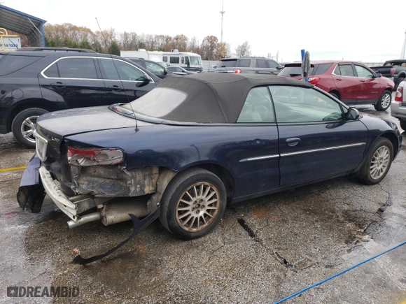 2002 Chrysler Sebring LXi with VIN 1C3EL55R22N329259, listed as a Copart auction lot 80549924 with 101,518 mi miles and Salvage Title. Bid and sale history available at carsss.com. Image 3.