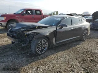 2018 Kia Stinger Premium with VIN KNAE25LA7J6014393, listed as a Copart auction lot 45012435 with 70,021 mi miles and Salvage Title. Bid and sale history available at carsss.com. Image 1.
