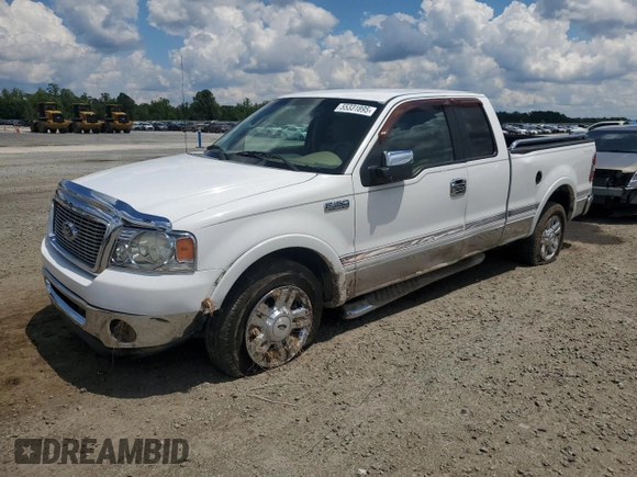 2006 Ford F-150 XLT with VIN 1FTPX12566NA78741, listed as a Copart auction lot 55331895 with 196,224 mi miles and Salvage title. Bid and sale history available at DreamBid. Image 1.