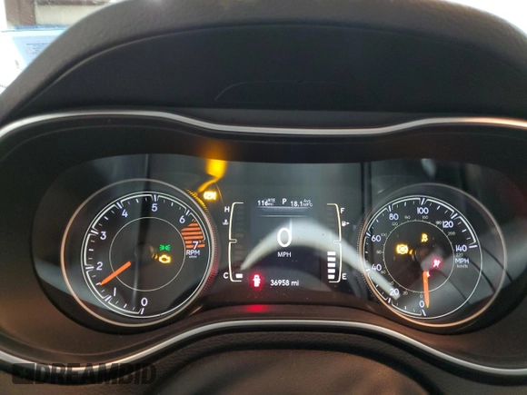 2020 Jeep Cherokee Latitude Plus with VIN 1C4PJMLB5LD545091, listed as a Copart auction lot 48066215 with 36,958 mi miles and Salvage title. Bid and sale history available at DreamBid. Image 9.