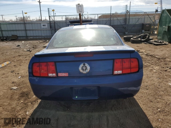 2008 Ford Mustang Deluxe with VIN 1ZVHT80N385149096, listed as a Copart auction lot 44723095 with 152,177 mi miles and Salvage Title. Bid and sale history available at DreamBid. Image 6.