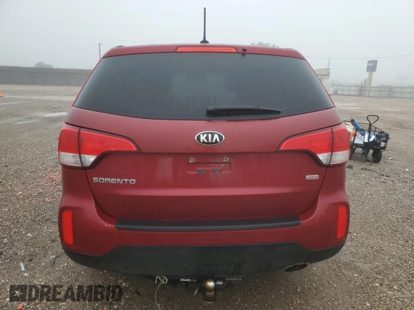 2014 Kia Sorento LX with VIN 5XYKT3A6XEG449711, listed as a Copart auction lot 55747185 with 88,795 mi miles and Clean Title. Bid and sale history available at DreamBid. Image 6.