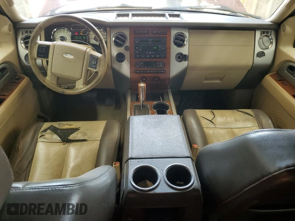 2007 Ford Expedition Max Eddie Bauer z VIN 1FMFK175X7LA18795, wystawiony jako Copart lot #54009945 z przebiegiem 230 646 mil mil oraz Szkoda całkowita • Salvage title. Historia ofert i sprzedaży dostępna na DreamBid. Obrazek 8.