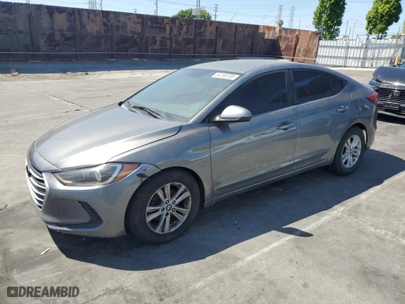 2018 Hyundai Elantra SE with VIN KMHD74LF1JU442151, listed as a Copart auction lot 54155705 with 96,844 mi miles and Salvage Title. Bid and sale history available at carsss.com. Image 1.