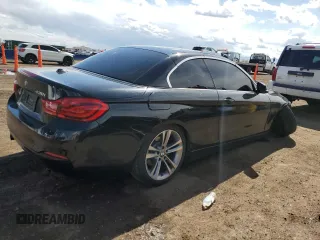 2018 BMW 4 Series 430i with VIN WBA4Z1C57JEC60579, listed as a Copart auction lot 55605845 with 73,305 mi miles and Salvage title. Bid and sale history available at DreamBid. Image 3.