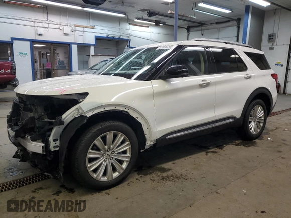 2021 Ford Explorer Limited with VIN 1FM5K8FW6MNA16704, listed as a Copart auction lot 46194205 with 33,815 mi miles and Salvage Title. Bid and sale history available at carsss.com. Image 1.