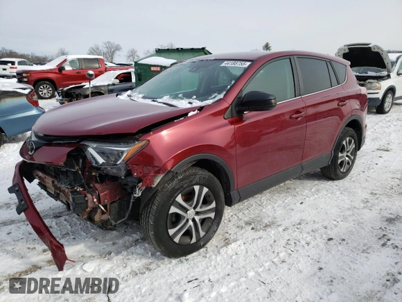 2018 Toyota RAV4 LE with VIN 2T3BFREV5JW813606, listed as a Copart auction lot 44188755 with 72,109 mi miles and Salvage Title. Bid and sale history available at carsss.com. Image 1.