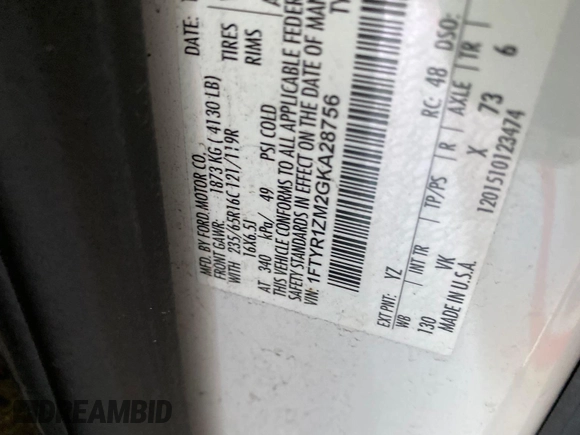 2016 Ford Transit Cargo with VIN 1FTYR1ZM2GKA28756, listed as a IAAI auction lot 42229643 with 173,988 mi miles and . Bid and sale history available at DreamBid. Image 23.