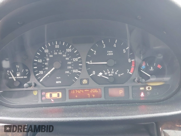 2000 BMW 3 Series 328i with VIN WBAAM5341YFR17507, listed as a IAAI auction lot 42434564 with 137,424 mi miles and . Bid and sale history available at DreamBid. Image 7.