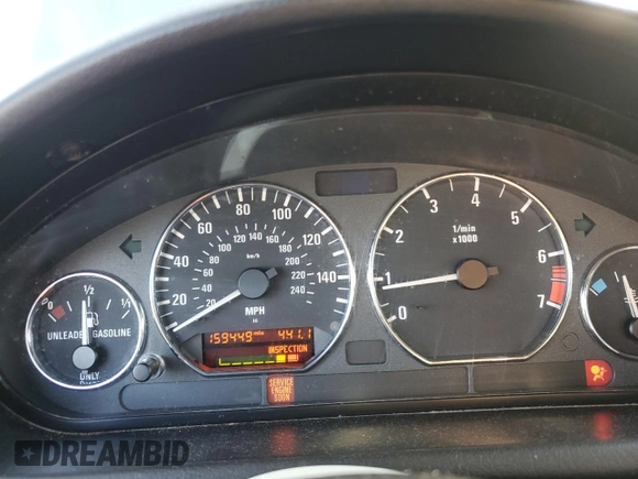 2001 BMW Z3 3.0 with VIN WBACN53451LL46309, listed as a Copart auction lot 88944085 with 159,449 mi miles and Salvage title. Bid and sale history available at DreamBid. Image 9.