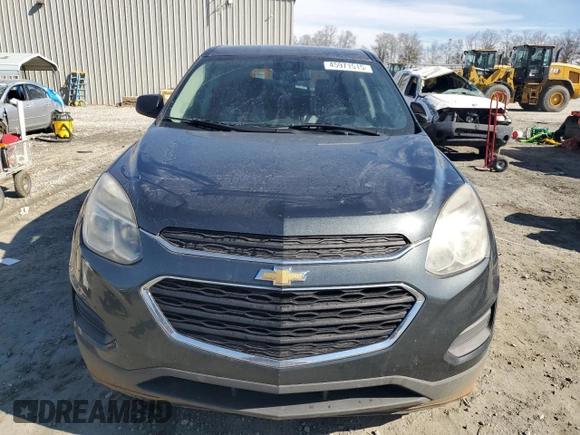 2017 Chevrolet Equinox LS with VIN 2GNALBEK7H1536890, listed as a Copart auction lot 45971515 with 209,645 mi miles and Clean Title. Bid and sale history available at carsss.com. Image 5.