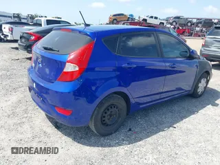 2013 Hyundai Accent GS with VIN KMHCT5AEXDU128879, listed as a IAAI auction lot 42463478 with 213,810 mi miles and . Bid and sale history available at DreamBid. Image 4.