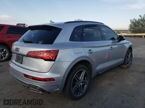 2023 Audi Q5 S line Premium Plus with VIN WA1E2AFY1P2052989, listed as a Copart auction lot 61967035 with 15,156 mi miles and Salvage title. Bid and sale history available at DreamBid. Image 3.