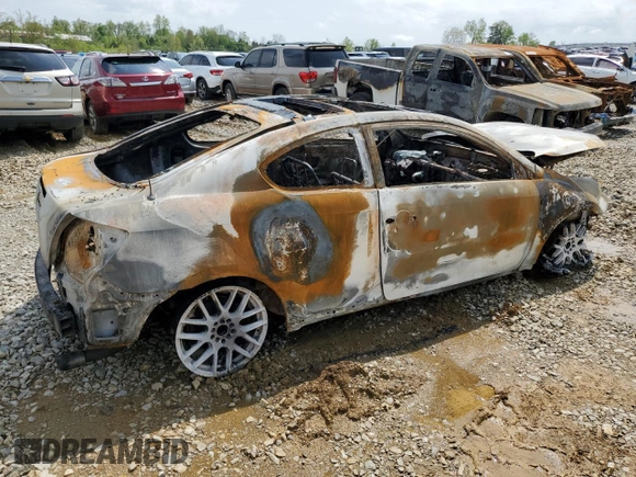 2005 Scion tC with VIN JTKDE177850056232, listed as a Copart auction lot 53975635 with Not Provided miles and Salvage Title. Bid and sale history available at DreamBid. Image 3.