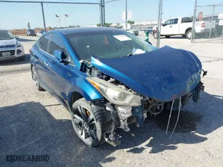 2014 Hyundai Elantra SE with VIN KMHDH4AEXEU122503, listed as a IAAI auction lot 42023525 with 1 mi miles. Bid and sale history available at carsss.com. Image 1.
