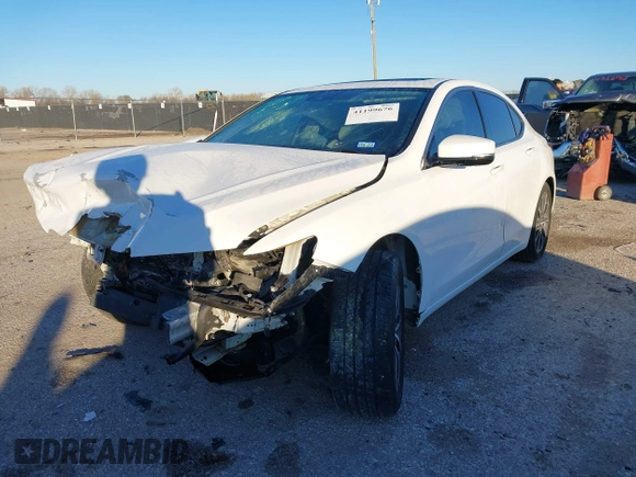 2015 Acura TLX V6 Tech with VIN 19UUB2F51FA020661, listed as a IAAI auction lot 41199676 with 109,753 mi miles. Bid and sale history available at carsss.com. Image 18.