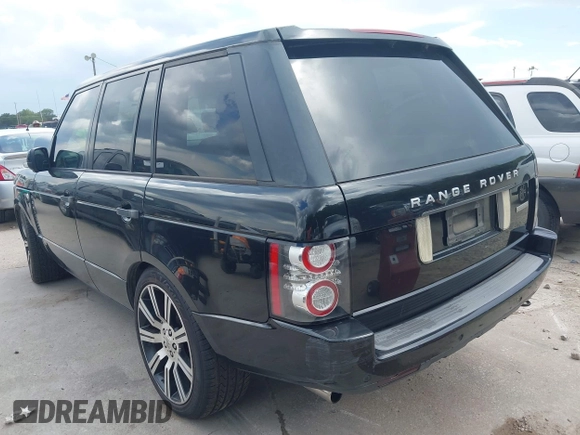 2011 Land Rover Range Rover SC with VIN SALMF1E41BA330009, listed as a IAAI auction lot 42603546 with 125,493 mi miles and . Bid and sale history available at DreamBid. Image 3.