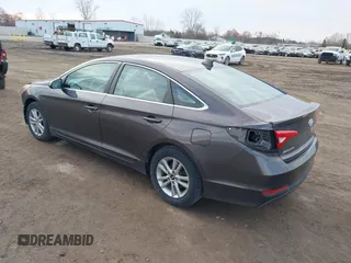2015 Hyundai Sonata SE with VIN 5NPE24AF4FH204726, listed as a IAAI auction lot 41835877 with 139,281 mi miles and . Bid and sale history available at DreamBid. Image 3.