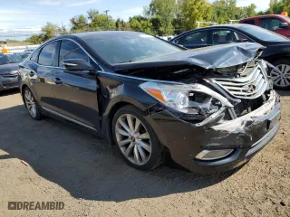 2012 Hyundai Azera with VIN KMHFH4JGXCA179583, listed as a Copart auction lot 72404454 with 68,360 mi miles and Salvage Title. Bid and sale history available at carsss.com. Image 4.