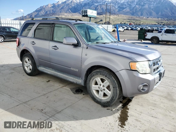 2008 Ford Escape Hybrid с VIN 1FMCU59H08KC38840, выставлен на аукционе Copart как лот 51858645 с пробегом 216 630 миль миль и Чистый • Clean title. История ставок и продаж доступна на DreamBid. Изображение 4.