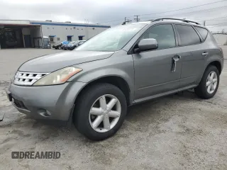 2005 Nissan Murano SE with VIN JN8AZ08T95W331998, listed as a Copart auction lot 50486315 with 190,883 mi miles and Salvage Title. Bid and sale history available at DreamBid. Image 1.
