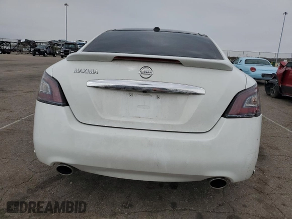 2014 Nissan Maxima SV with VIN 1N4AA5AP2EC498224, listed as a Copart auction lot 52501575 with 97,980 mi miles and Salvage Title. Bid and sale history available at DreamBid. Image 6.