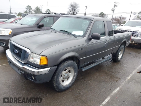 2004 Ford Ranger XL Fleet with VIN 1FTZR45E54TA18233, listed as a IAAI auction lot 41556018 with 1 mi miles. Bid and sale history available at carsss.com. Image 2.