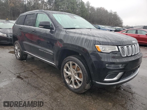 2021 Jeep Grand Cherokee Summit with VIN 1C4RJFJG6MC674077, listed as a Copart auction lot 44594475 with 46,794 mi miles and Salvage Title. Bid and sale history available at carsss.com. Image 4.