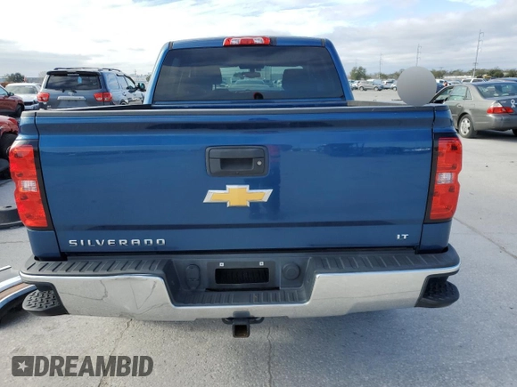 2017 Chevrolet Silverado 1500 LT with VIN 3GCPCRECXHG387838, listed as a Copart auction lot 41439285 with 156,046 mi miles and Salvage Title. Bid and sale history available at carsss.com. Image 6.