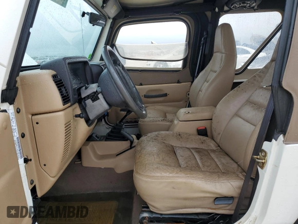 1999 Jeep Wrangler Sport with VIN 1J4FY19S2XP448670, listed as a Copart auction lot 73990734 with 0 mi miles and Non Repairable. Bid and sale history available at carsss.com. Image 7.
