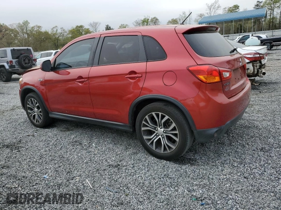 2016 Mitsubishi Outlander ES z VIN JA4AP3AU2GZ056525, wystawiony jako Copart lot #51054395 z przebiegiem 114 282 mil mil oraz Szkoda całkowita • Salvage title. Historia ofert i sprzedaży dostępna na DreamBid. Obrazek 2.