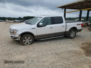 2018 Ford F-150 XL with VIN 1FTEW1EG6JKC18465, listed as a Copart auction lot 57184095 with 135,688 mi miles and Salvage title. Bid and sale history available at DreamBid. Image 1.