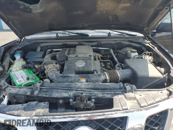 2010 Nissan Frontier SE with VIN 1N6AD0EV4AC445478, listed as a Copart auction lot 61583495 with 49,847 mi miles and Salvage title. Bid and sale history available at DreamBid. Image 11.