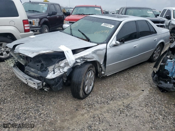 2002 Cadillac Seville Touring STS with VIN 1G6KY54962U151074, listed as a Copart auction lot 78808124 with 88,862 mi miles and Salvage Title. Bid and sale history available at carsss.com. Image 1.