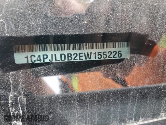 2014 Jeep Cherokee Limited с VIN 1C4PJLDB2EW155226, выставлен на аукционе Copart как лот 60709595 с пробегом 160 196 миль миль и Списание • Salvage title. История ставок и продаж доступна на DreamBid. Изображение 13.