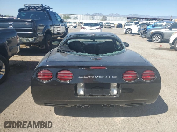 2002 Chevrolet Corvette with VIN 1G1YY22G925108374, listed as a Copart auction lot 72339464 with 55,159 mi miles and Salvage Title. Bid and sale history available at carsss.com. Image 6.