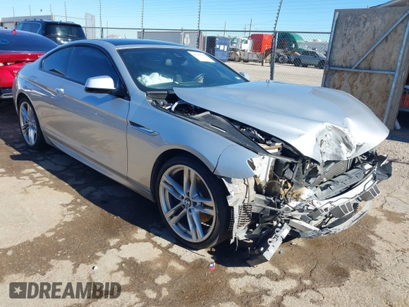 2014 BMW 6 Series 650i with VIN WBAYM9C57ED248195, listed as a IAAI auction lot 41231716 with Not Provided miles and . Bid and sale history available at carsss.com. Image 1.