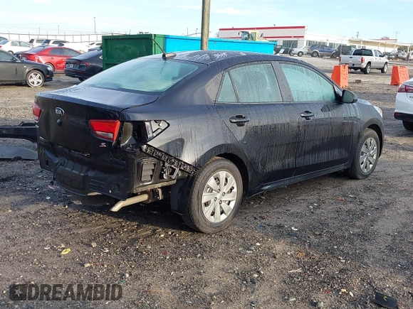 2020 Kia Rio LX with VIN 3KPA24AD2LE297890, listed as a IAAI auction lot 41201864 with 102,671 mi miles and . Bid and sale history available at DreamBid. Image 4.