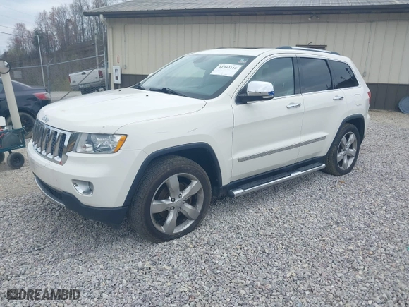 2012 Jeep Grand Cherokee Overland with VIN 1C4RJFCGXCC263065, listed as a IAAI auction lot 41942110 with 189,681 mi miles. Bid and sale history available at carsss.com. Image 18.