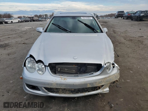 2007 Mercedes-Benz CLK-Class 5.5L with VIN WDBTJ72H77F212695, listed as a Copart auction lot 79744304 with 155,774 mi miles and Clean Title. Bid and sale history available at carsss.com. Image 5.