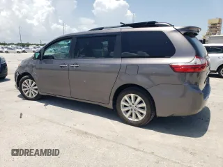 2015 Toyota Sienna Limited with VIN 5TDDK3DC2FS123483, listed as a Copart auction lot 61663545 with 88,390 mi miles and Salvage title. Bid and sale history available at DreamBid. Image 2.