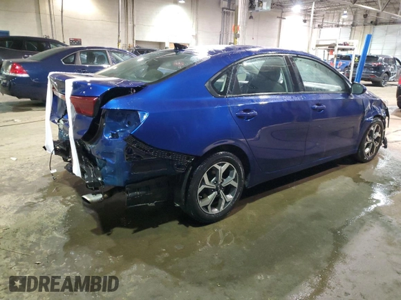 2021 Kia Forte LXS with VIN 3KPF24AD5ME297440, listed as a Copart auction lot 85517224 with 83,534 mi miles and Salvage Title. Bid and sale history available at carsss.com. Image 3.