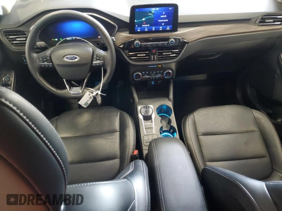 2020 Ford Escape Titanium Hybrid with VIN 1FMCU9DZ7LUA95938, listed as a Copart auction lot 58720595 with 49,963 mi miles and Salvage title. Bid and sale history available at DreamBid. Image 8.