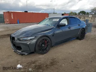 2023 BMW M3 Competition xDrive with VIN WBS43AY09PFR41188, listed as a Copart auction lot 86715604 with 27,099 mi miles and Salvage Title. Bid and sale history available at carsss.com. Image 1.