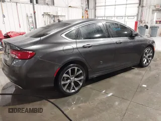 2015 Chrysler 200 C with VIN 1C3CCCCG1FN551259, listed as a IAAI auction lot 41221979 with 98,055 mi miles and . Bid and sale history available at carsss.com. Image 4.