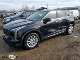 2019 Cadillac XT4 FWD Luxury with VIN 1GYAZAR47KF152468, listed as a Copart auction lot 46889385 with 51,685 mi miles and Salvage Title. Bid and sale history available at carsss.com. Image 1.