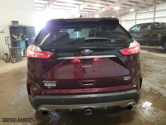 2019 Ford Edge SEL with VIN 2FMPK4J96KBC61370, listed as a Copart auction lot 49096595 with 76,129 mi miles and Clean Title. Bid and sale history available at carsss.com. Image 6.