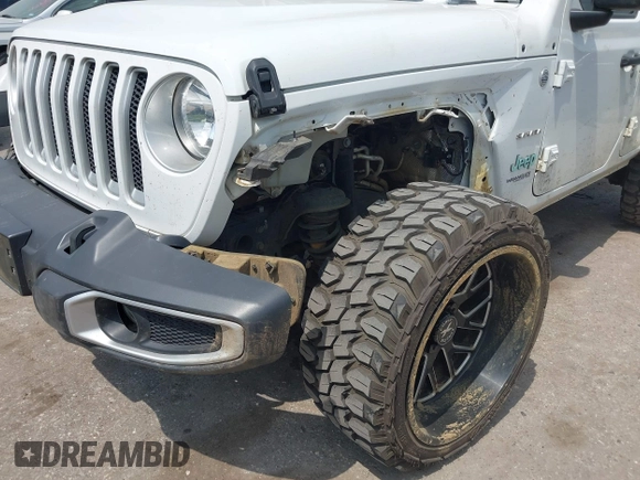2020 Jeep Wrangler Unlimited Sahara High Altitude z VIN 1C4HJXEG2LW265227, wystawiony jako IAAI lot #42270274 z przebiegiem 77 534 mil mil oraz . Historia ofert i sprzedaży dostępna na DreamBid. Obrazek 6.